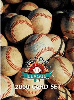 2000 Arizona Fall League Prospects #30 Checklist/Cover Front