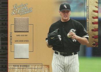 2004 Donruss Leather & Lumber - Lumber/Leather Bat-Spikes #LUL-32 Mark Buehrle Front