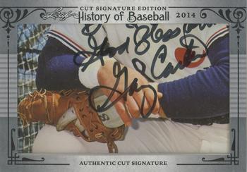 2014 Leaf Cut Signature History of Baseball Edition #NNO Gary Carter Front