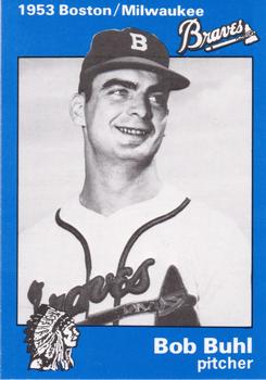 1983 Fritsch 1953 Boston/Milwaukee Braves #10 Bob Buhl Front