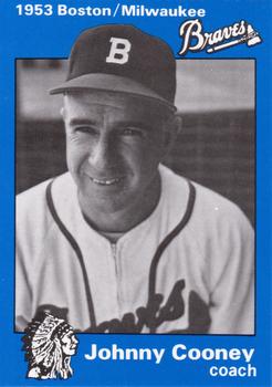 1983 Fritsch 1953 Boston/Milwaukee Braves #28 Johnny Cooney Front