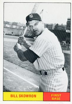 1980 Galasso B&W 1961 New York Yankees #5 Bill Skowron Front