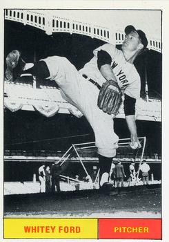 1980 Galasso B&W 1961 New York Yankees #11 Whitey Ford Front