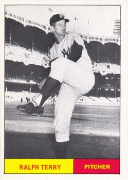 1980 Galasso B&W 1961 New York Yankees #12 Ralph Terry Front