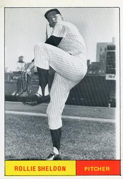 1980 Galasso B&W 1961 New York Yankees #23 Rollie Sheldon Front
