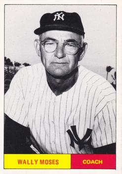 1980 Galasso B&W 1961 New York Yankees #NNO Wally Moses Front