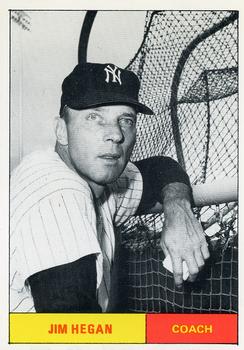 1980 Galasso B&W 1961 New York Yankees #NNO Jim Hegan Front