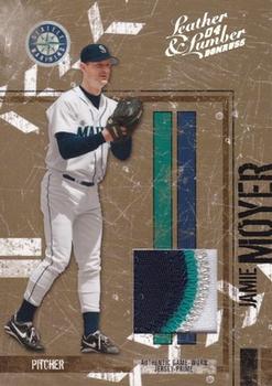 2004 Donruss Leather & Lumber - Materials Jersey Prime #131 Jamie Moyer Front