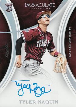 2016 Panini Immaculate Collegiate - Rookie Autographs Platinum #38 Tyler Naquin Front
