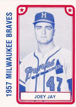 1980 TCMA 1957 Milwaukee Braves #002 Joey Jay Front