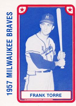 1980 TCMA 1957 Milwaukee Braves #011 Frank Torre Front