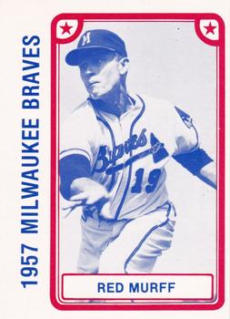 1980 TCMA 1957 Milwaukee Braves #013 Red Murff Front