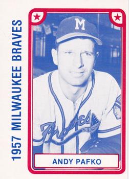 1980 TCMA 1957 Milwaukee Braves #024 Andy Pafko Front