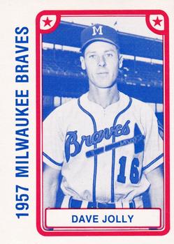 1980 TCMA 1957 Milwaukee Braves #039 Dave Jolly Front