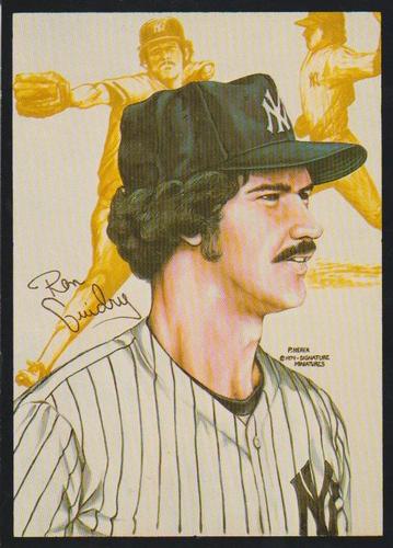 1979 Metallic Creations #NNO Ron Guidry Front