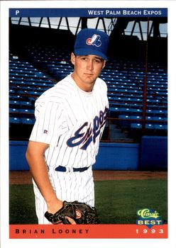 1993 Classic Best West Palm Beach Expos #12 Brian Looney Front