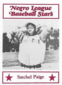 1984 Decathlon Negro League Baseball Stars #21 Satchel Paige Front