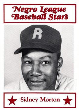 1984 Decathlon Negro League Baseball Stars #36 Sidney Morton Front