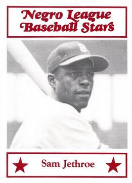 1984 Decathlon Negro League Baseball Stars #38 Sam Jethroe Front