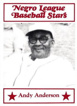 1984 Decathlon Negro League Baseball Stars #41 Andy Anderson Front