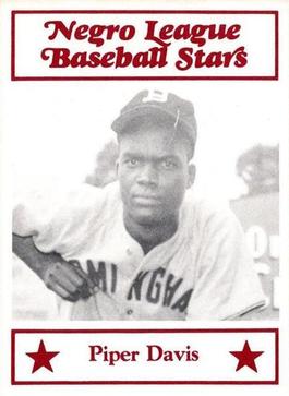 1984 Decathlon Negro League Baseball Stars #47 Piper Davis Front