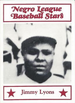 1984 Decathlon Negro League Baseball Stars #114 Jimmy Lyons Front