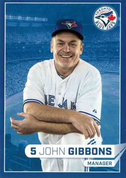 2015 Toronto Blue Jays Fire Safety #NNO John Gibbons Front