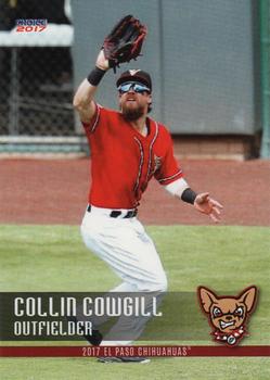 2017 Choice El Paso Chihuahuas #8 Collin Cowgill Front