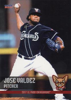 2017 Choice El Paso Chihuahuas #27 Jose Valdez Front