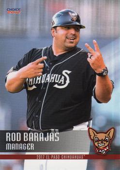 2017 Choice El Paso Chihuahuas #29 Rod Barajas Front