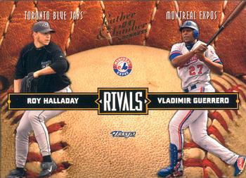 2004 Donruss Leather & Lumber - Rivals #LLR-17 Roy Halladay / Vladimir Guerrero Front