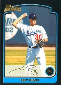 2003 Bowman #292 Eric Riggs Front