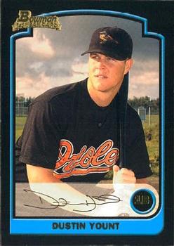 2003 Bowman #329 Dustin Yount Front