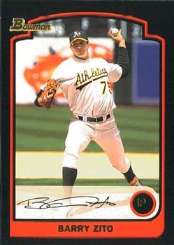 2003 Bowman #96 Barry Zito Front