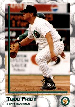 1993 Kane County Cougars #NNO Todd Pridy Front