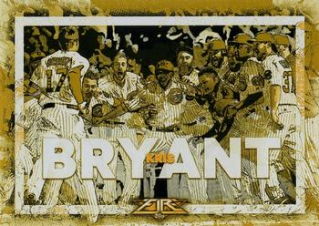 2017 Topps Fire - Walk It Off Gold Minted #WO-1 Kris Bryant Front