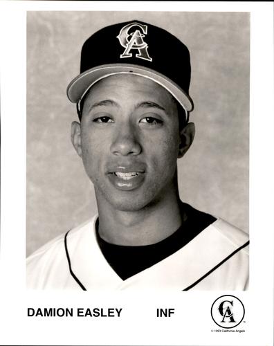 1993 California Angels Publicity Photos #NNO Damion Easley Front
