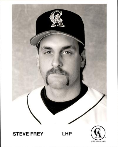 1993 California Angels Publicity Photos #NNO Steve Frey Front
