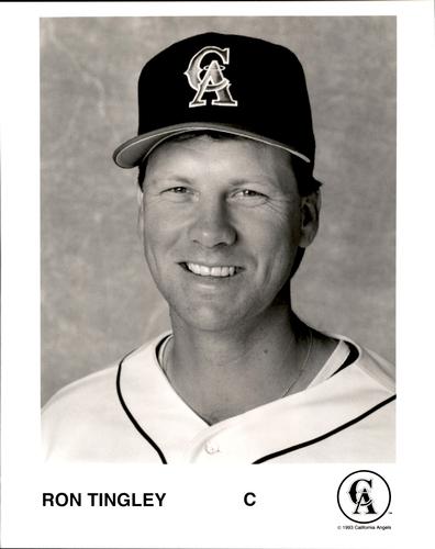1993 California Angels Publicity Photos #NNO Ron Tingley Front