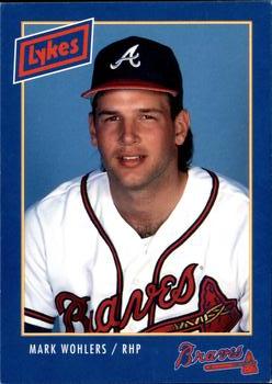1993 Lykes Atlanta Braves #NNO Mark Wohlers Front