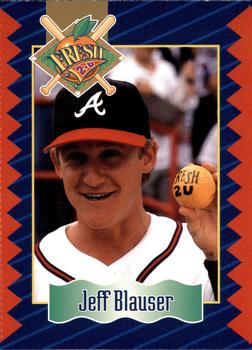 1993 Fresh 2U Atlanta Braves #3 Jeff Blauser Front