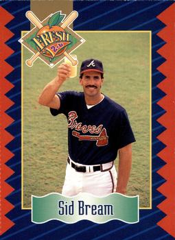 1993 Florida Dept. of Agriculture Fresh 2U Atlanta Braves #4 Sid Bream Front