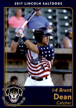 2017 Lincoln Saltdogs #NNO Brent Dean Front