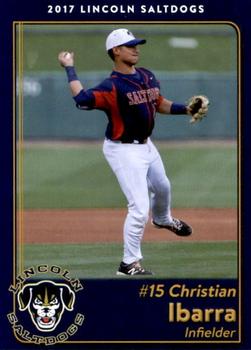2017 Lincoln Saltdogs #NNO Christian Ibarra Front