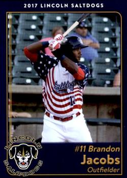 2017 Lincoln Saltdogs #NNO Brandon Jacobs Front