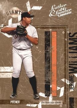 2004 Donruss Leather & Lumber - Silver #127 Jerome Williams Front