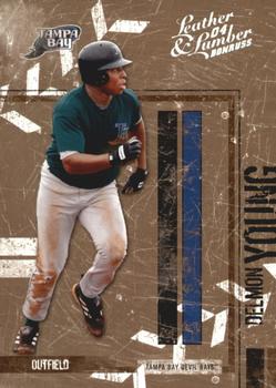 2004 Donruss Leather & Lumber - Silver #140 Delmon Young Front