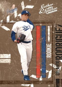 2004 Donruss Leather & Lumber - Silver #161 Orlando Rodriguez Front