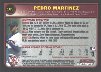 2003 Bowman Chrome #109 Pedro Martinez Back