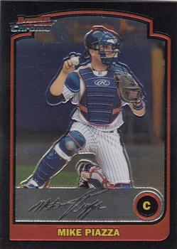 2003 Bowman Chrome #120 Mike Piazza Front
